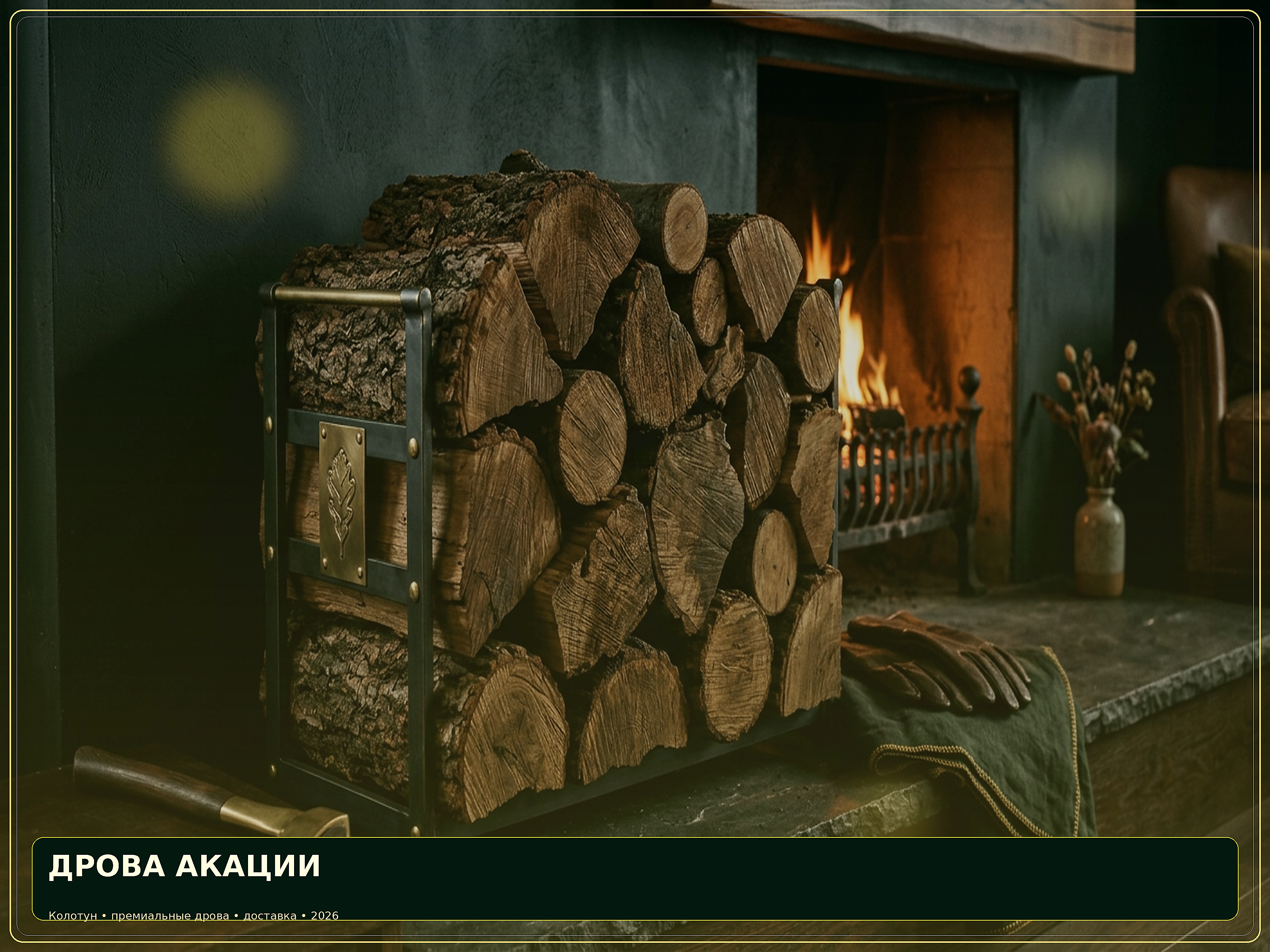 Дрова акации